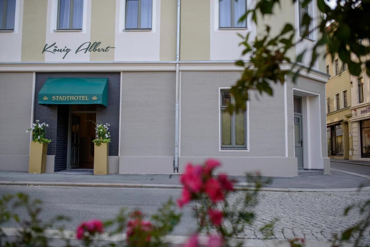 Stadthotel Koenig Albert Циттау Экстерьер фото